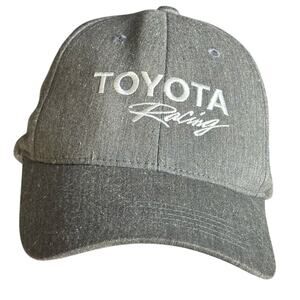 Gray Toyota Racing Men's Hat